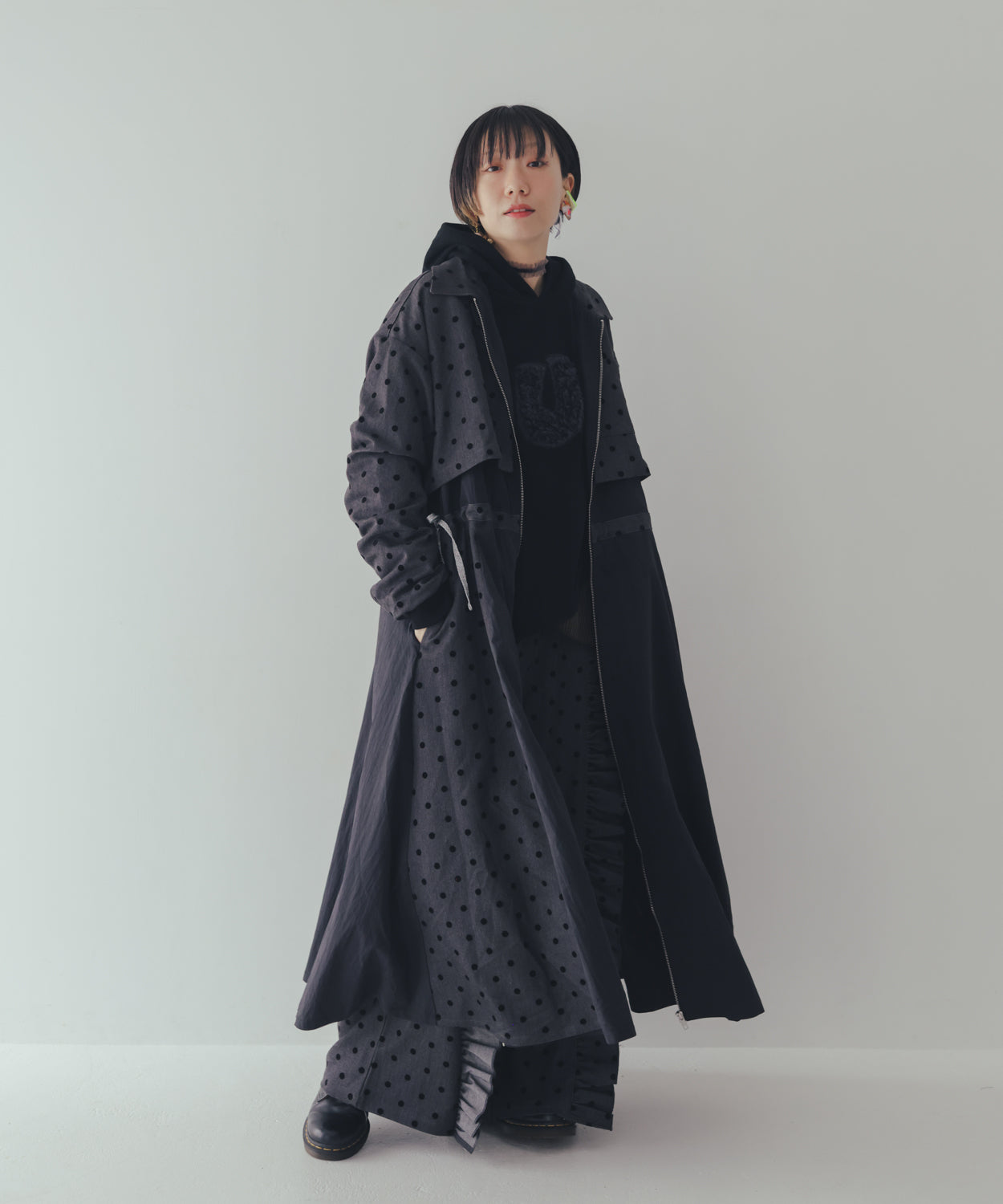コーデュロイクロスフーディー ladies  [352-0705-2]