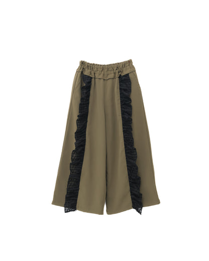 フリンジフリルワイドパンツ    [352-0902-1]