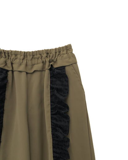 フリンジフリルワイドパンツ    [352-0902-1]