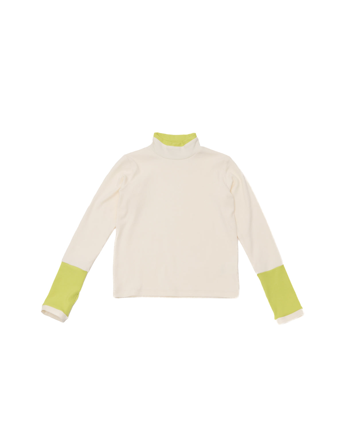 配色フィンガーハイネックtee     [352-1403-1]