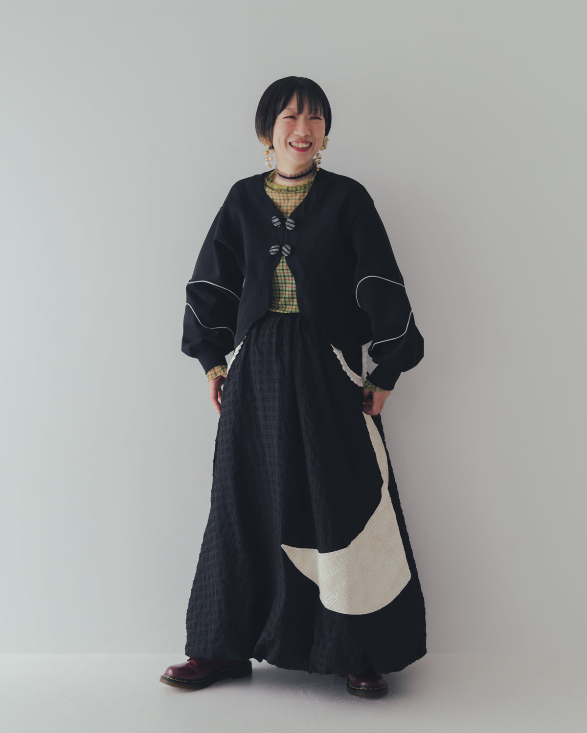 moonシャギーバルーンスカート ladies   [352-1102-2]