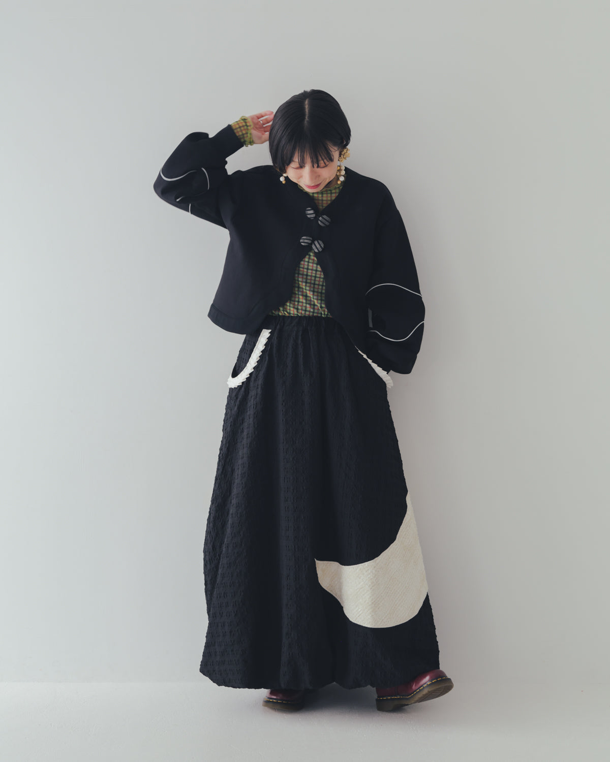 moonシャギーバルーンスカート ladies   [352-1102-2]