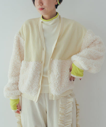 配色フィンガーハイネックtee  ladies   [352-1403-2]