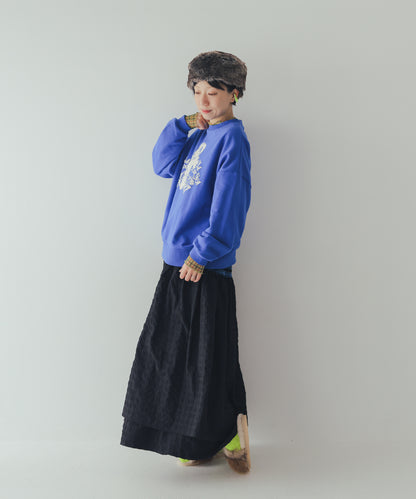 シャーリングデザインスカート ladies [352-1104-2]