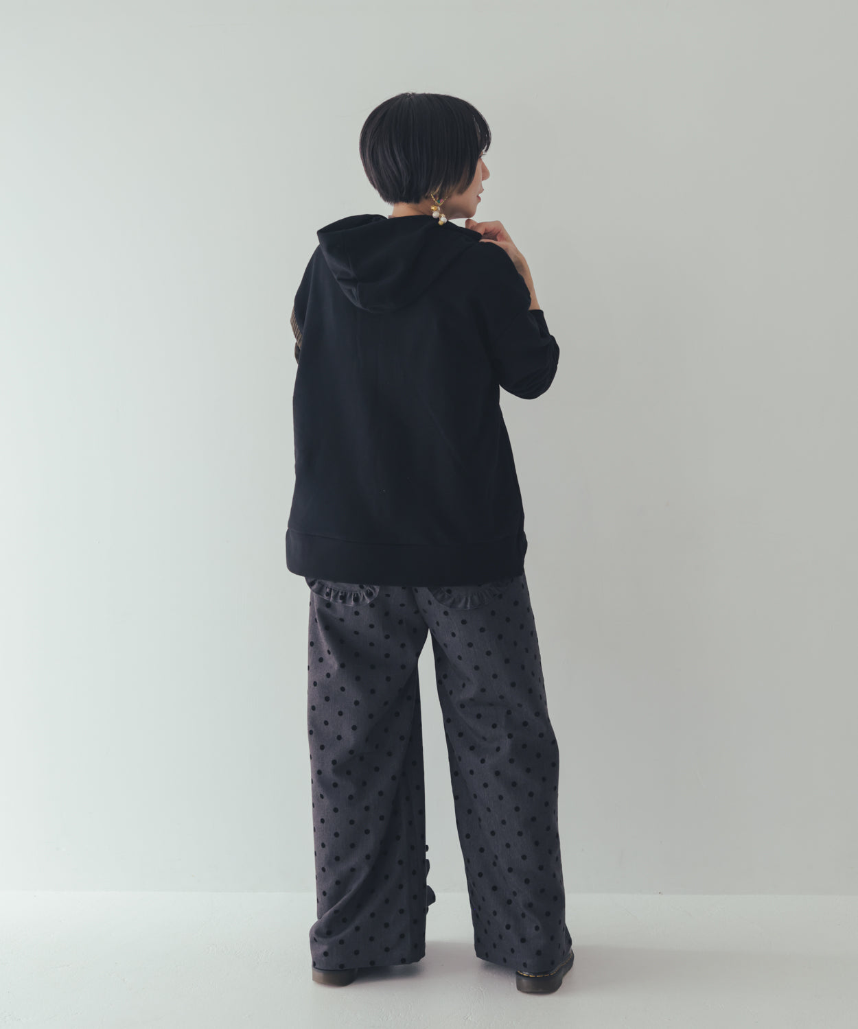 コーデュロイクロスフーディー ladies  [352-0705-2]