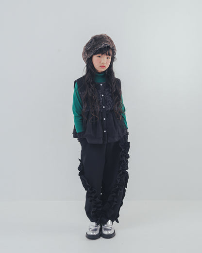 配色フィンガーハイネックtee     [352-1403-1]
