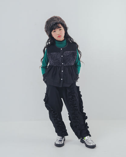 配色フィンガーハイネックtee     [352-1403-1]