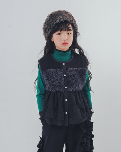 配色フィンガーハイネックtee     [352-1403-1]