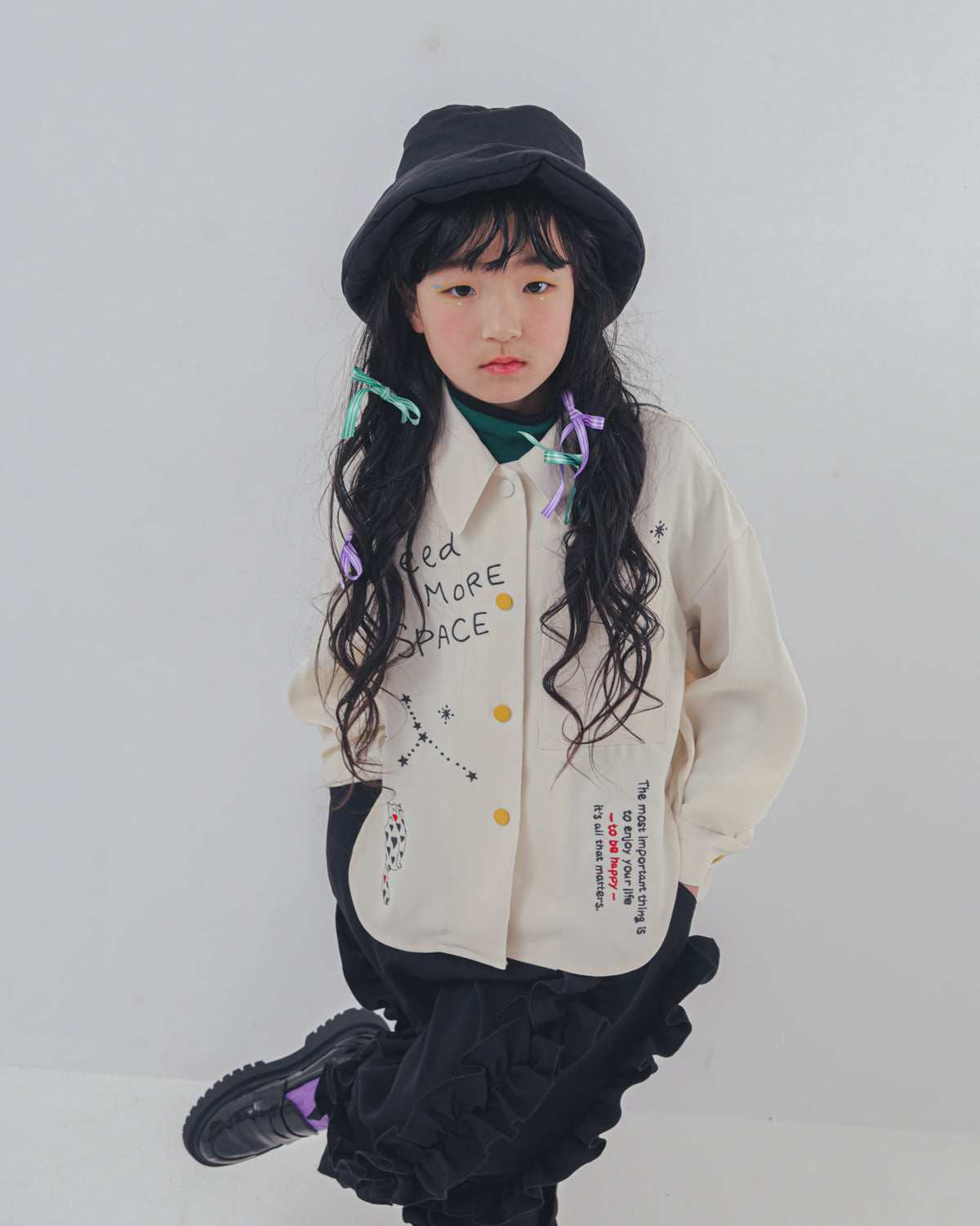 アシメフリルパンツ     [352-0907-1]
