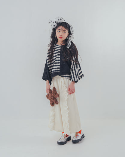 フリンジフリルワイドパンツ    [352-0902-1]