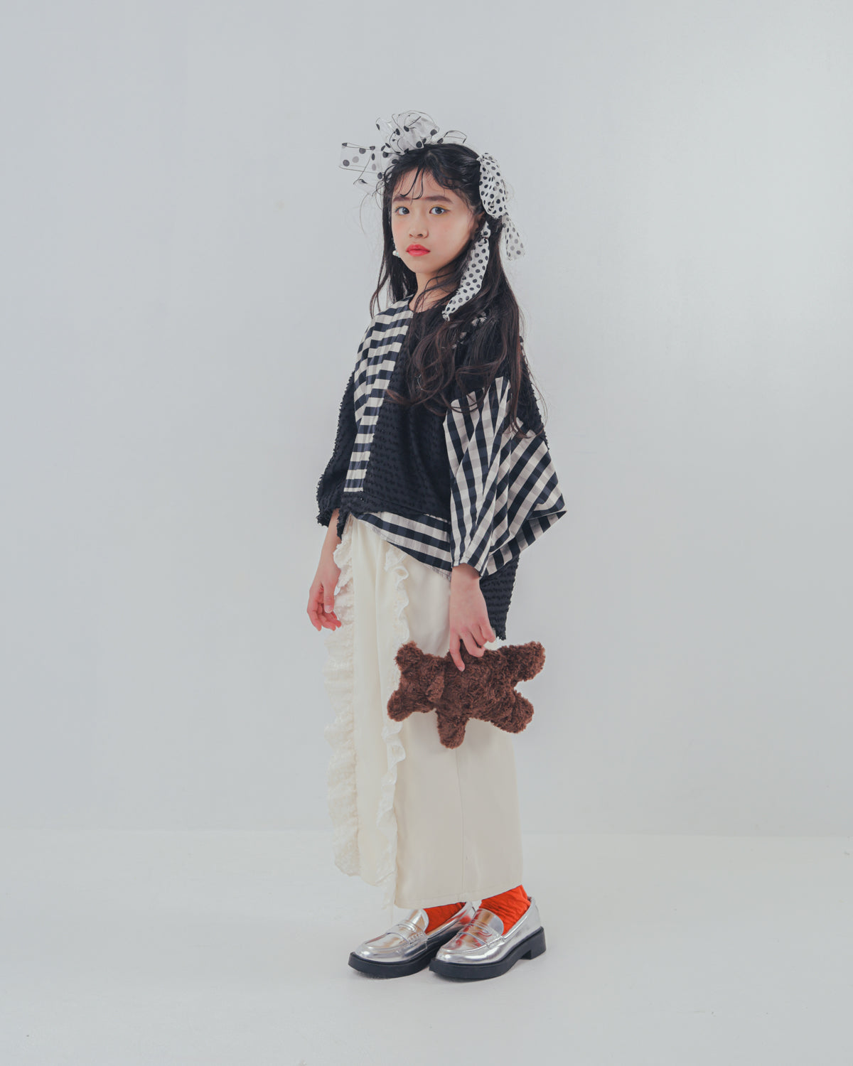 フリンジフリルワイドパンツ    [352-0902-1]