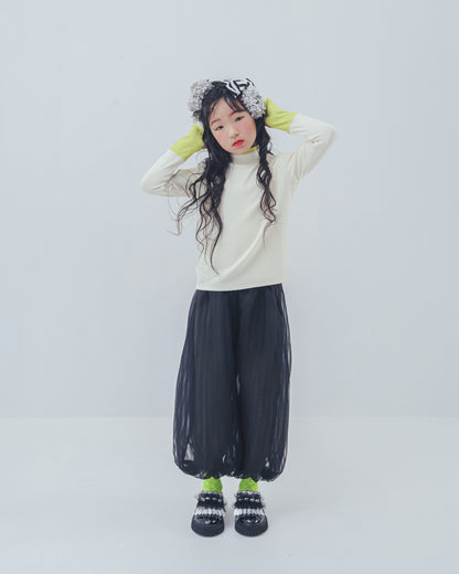 配色フィンガーハイネックtee     [352-1403-1]