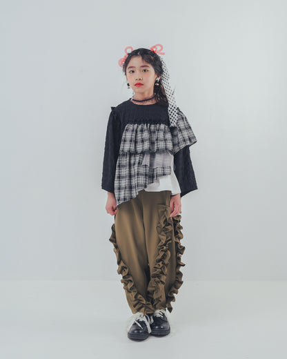アシメフリルパンツ     [352-0907-1]
