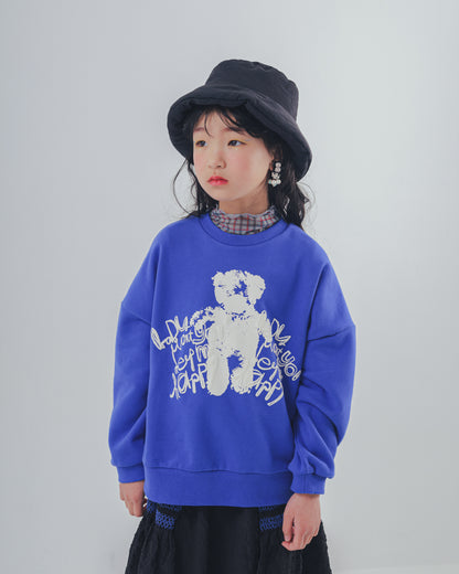 ぷっくりwriter bearトレーナー    [352-0707-1]