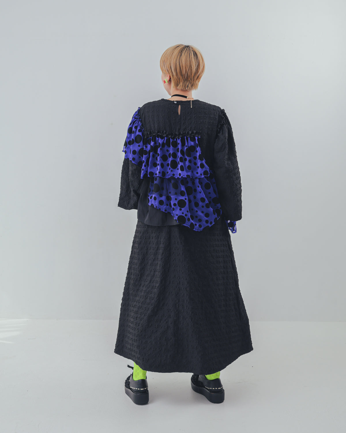 シャワードットレイヤードワンピース  ladies [352-0105-2]