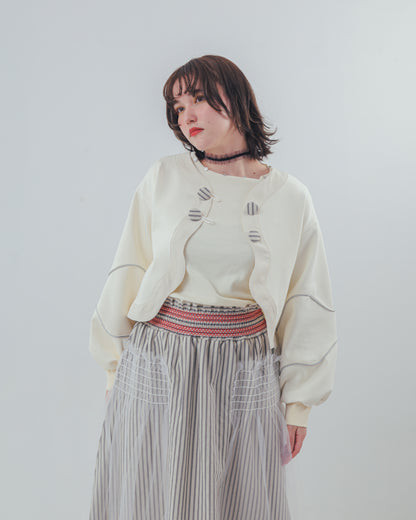 waveラインボンディングボレロ  ladies  [352-0503-2]