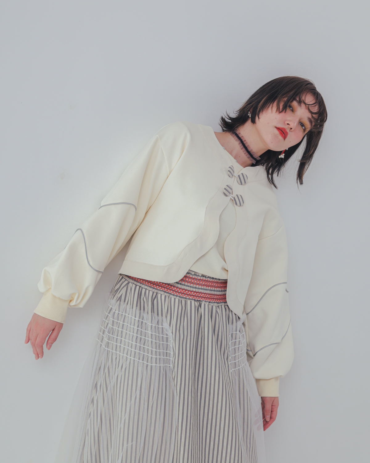 waveラインボンディングボレロ  ladies  [352-0503-2]