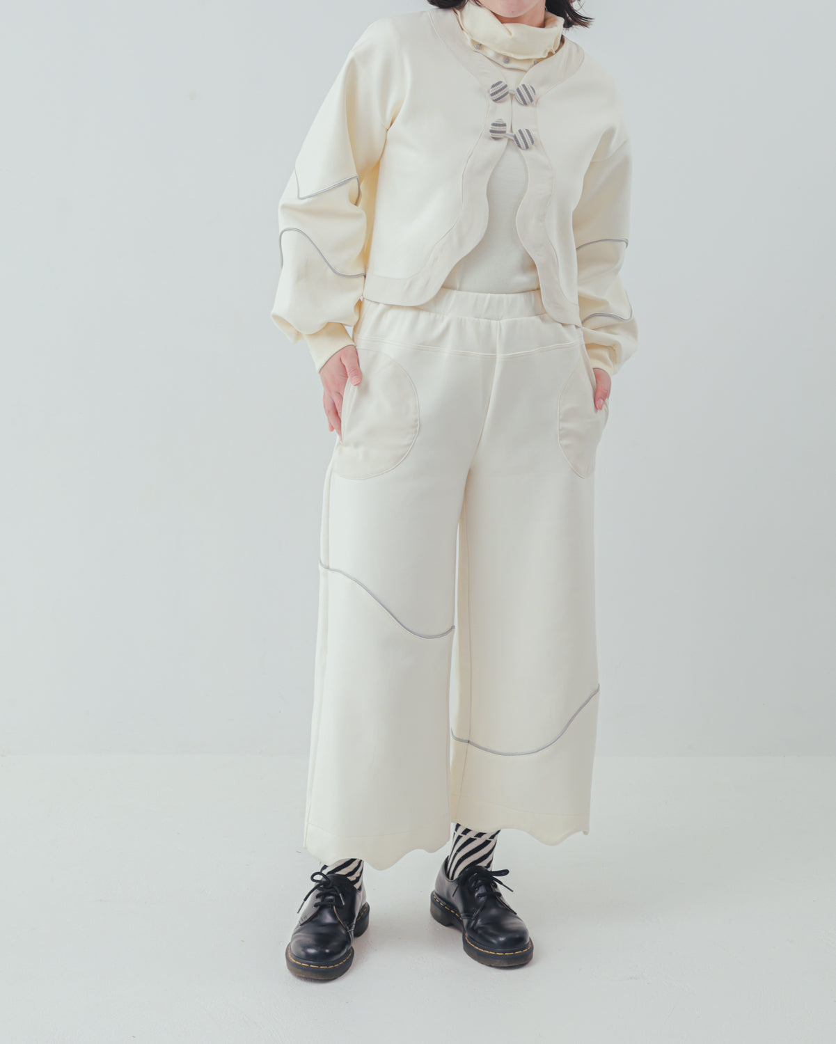waveラインボンディングパンツ  ladies  [352-0904-2]