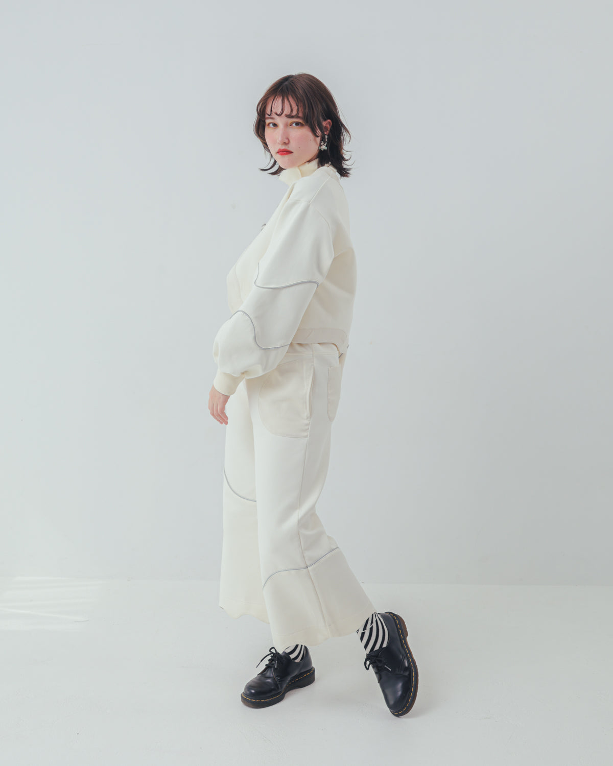 waveラインボンディングパンツ  ladies  [352-0904-2]