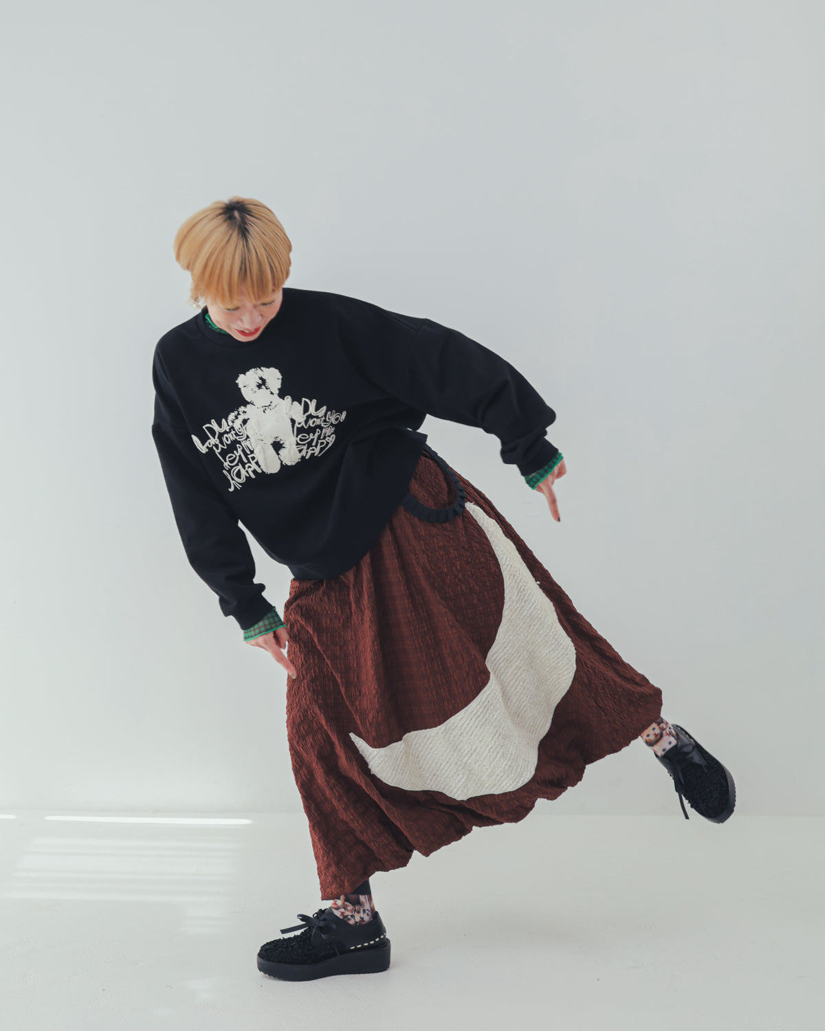 moonシャギーバルーンスカート ladies   [352-1102-2]