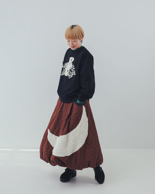 moonシャギーバルーンスカート ladies   [352-1102-2]