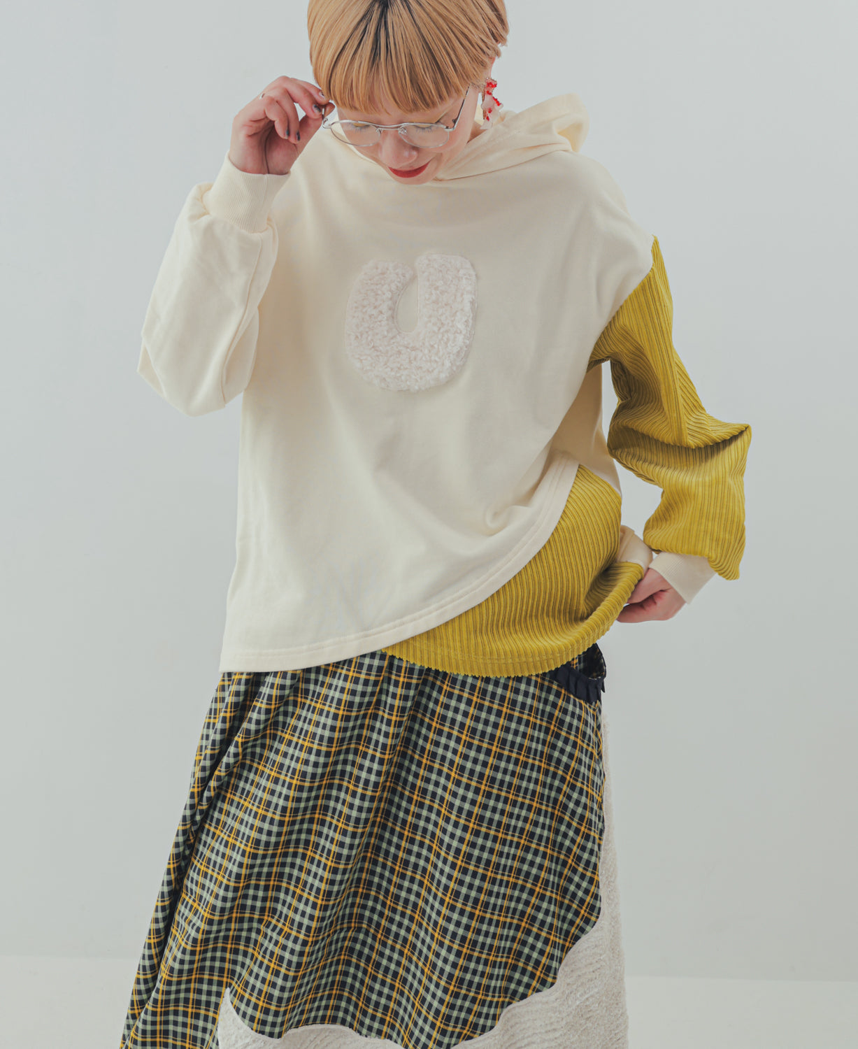 コーデュロイクロスフーディー ladies  [352-0705-2]
