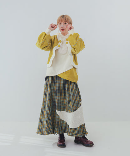 waveラインコーデュロイボレロ   ladies  [352-0504-2]