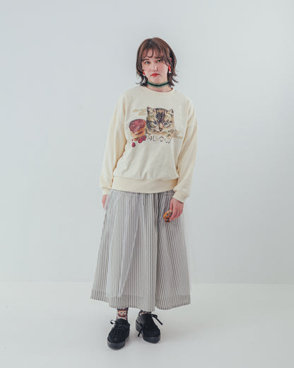 コラージュねこトレーナー ladies    [352-0706-2]