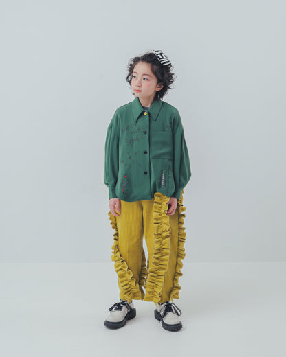 コーデュロイアシメフリルパンツ    [352-0909-1]