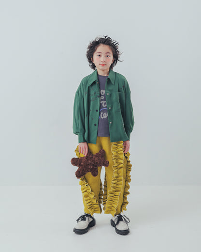 コーデュロイアシメフリルパンツ    [352-0909-1]