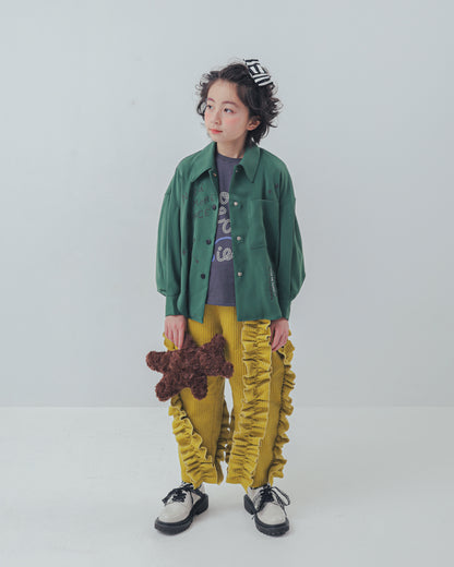 コーデュロイアシメフリルパンツ    [352-0909-1]