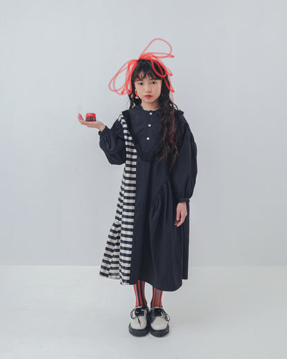 2ピースブロックチェックワンピース  [352-0103-1]