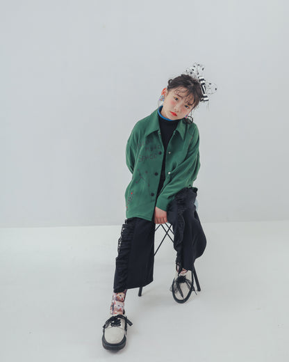 フリンジフリルワイドパンツ    [352-0902-1]
