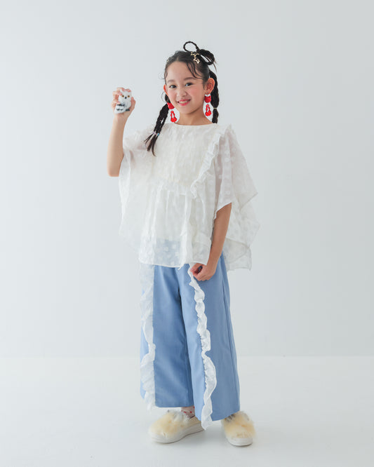 alphabetオーガンジーフレアースリーブ [162-0604-1]