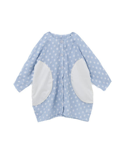 alphabetオーガンジーサークルポケットカーディガン [162-0503-2]