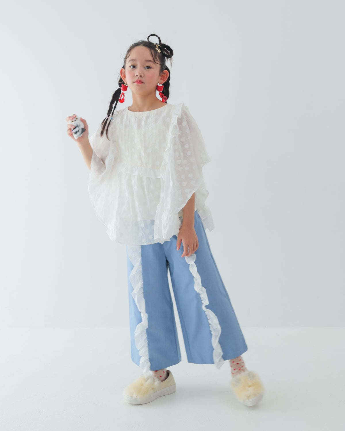 alphabetオーガンジーフレアースリーブ [162-0604-1]