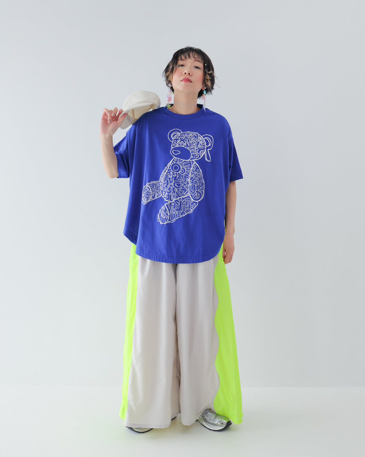 サイドメッシュワイドパンツ [162-0902-2]
