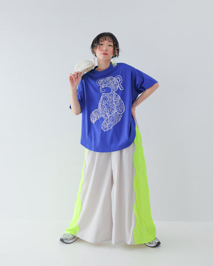 サイドメッシュワイドパンツ [162-0902-2]