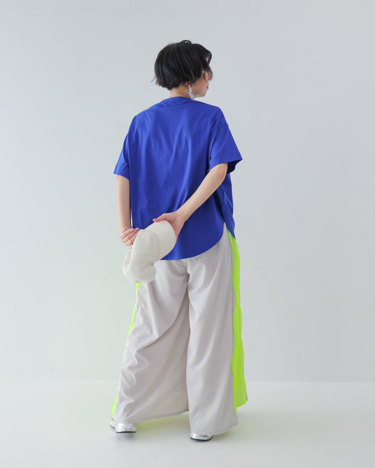 サイドメッシュワイドパンツ [162-0902-2]