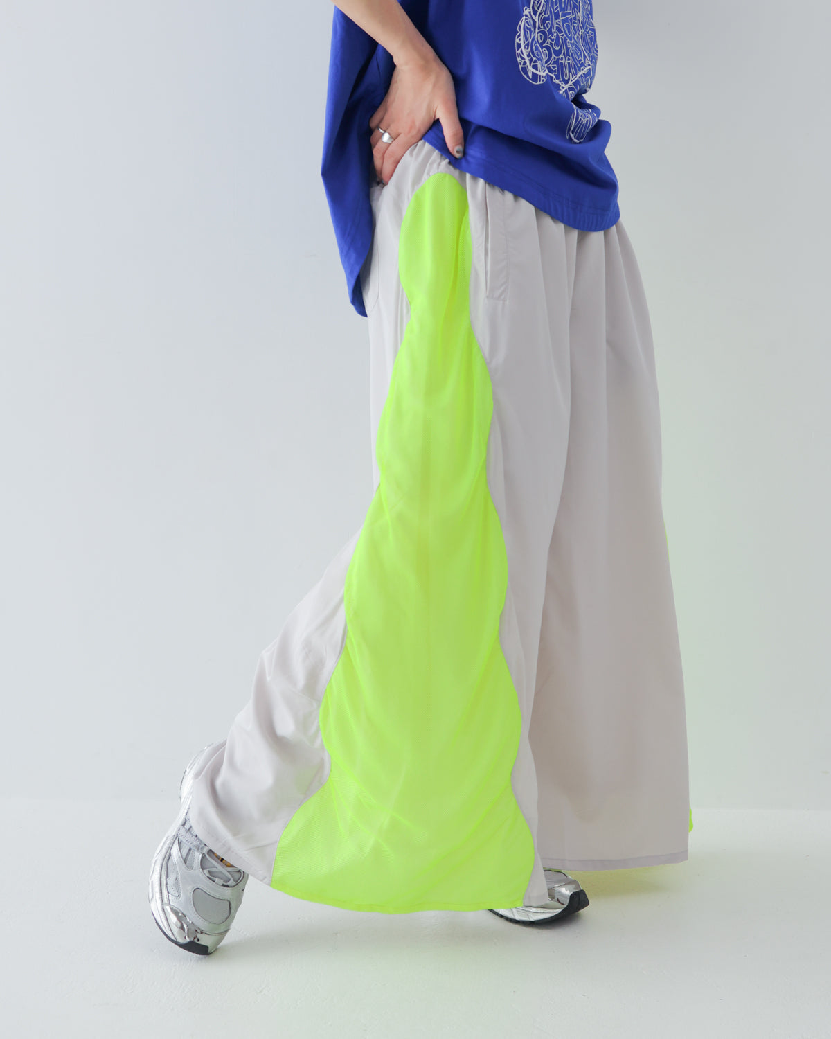 サイドメッシュワイドパンツ [162-0902-2]