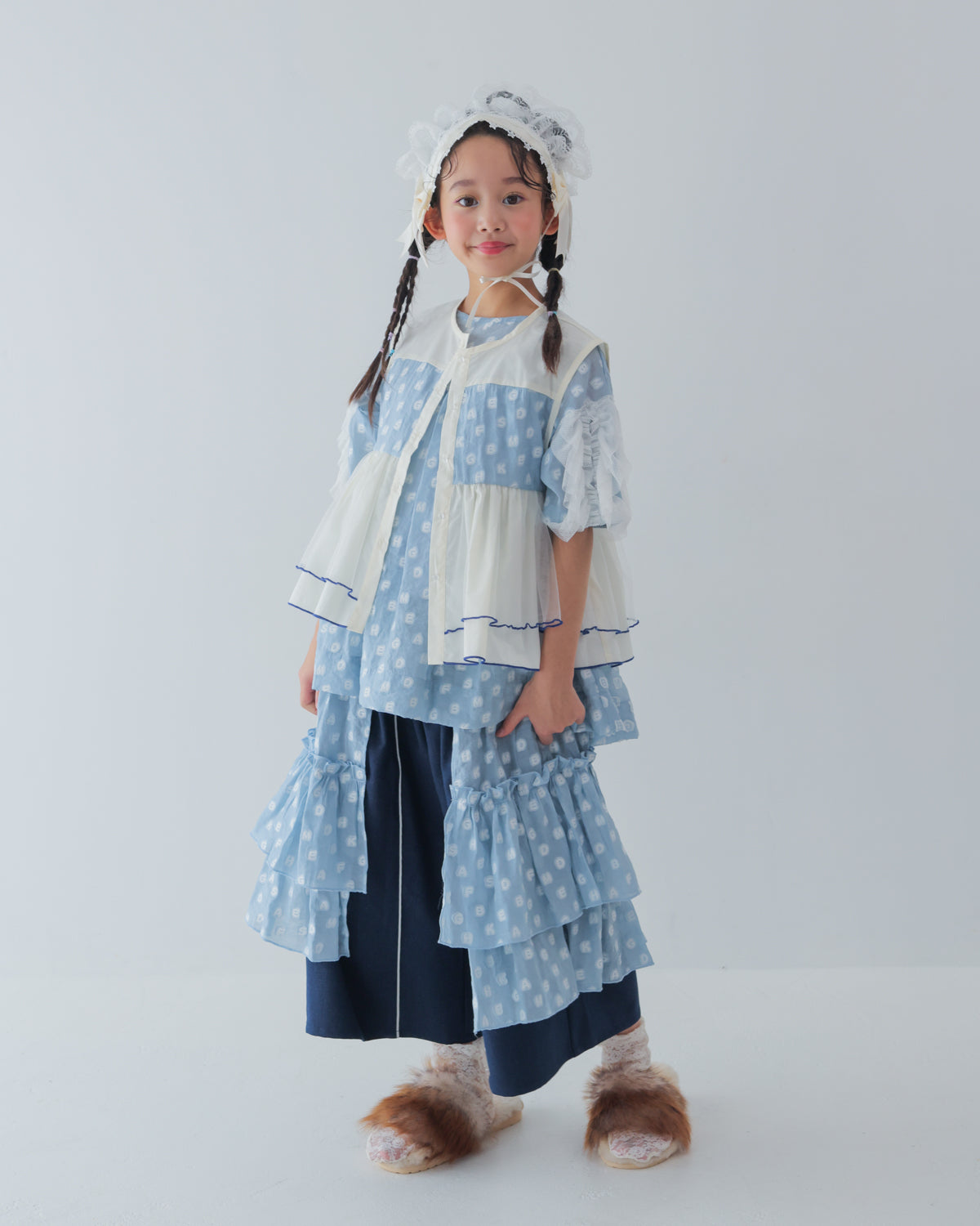 alphabetオーガンジーベスト [162-0303-1]