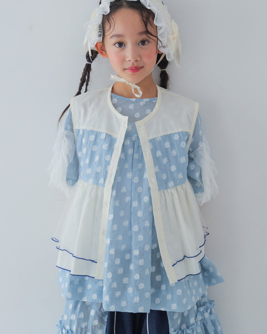 alphabetオーガンジーベスト [162-0303-1]