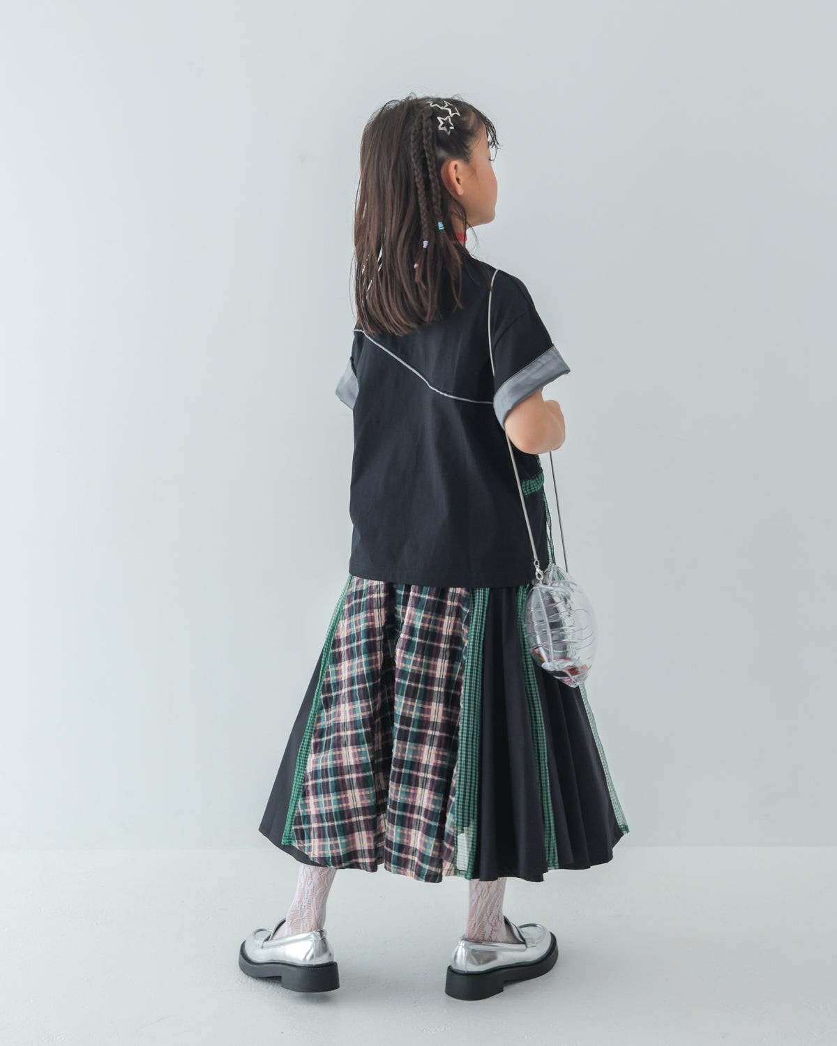 チェックテープT シャツ [162-1404-1]