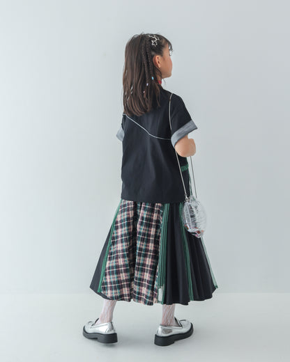 チェックテープT シャツ [162-1404-1]