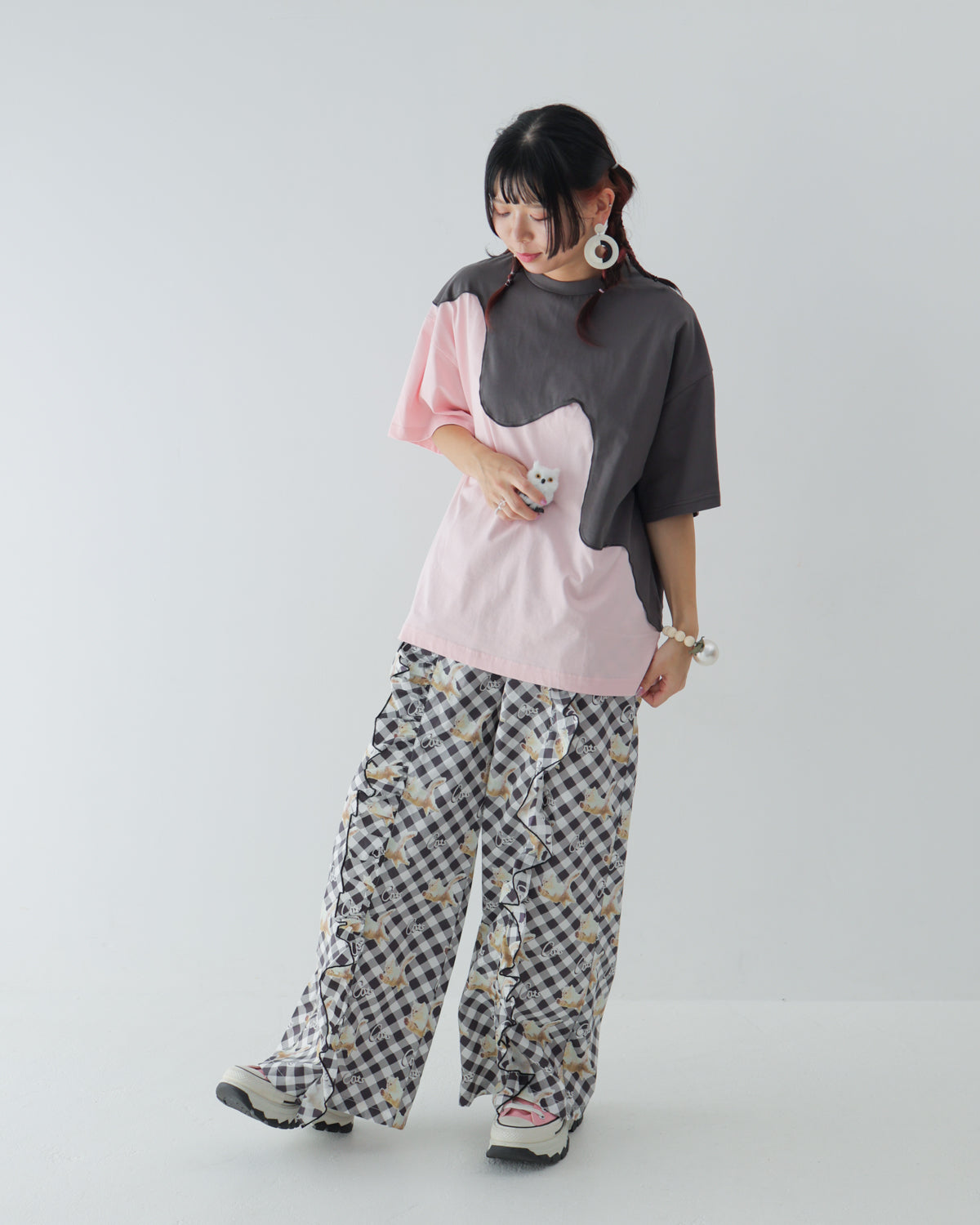 twoピースバイカラーTシャツ [162-1405-2]