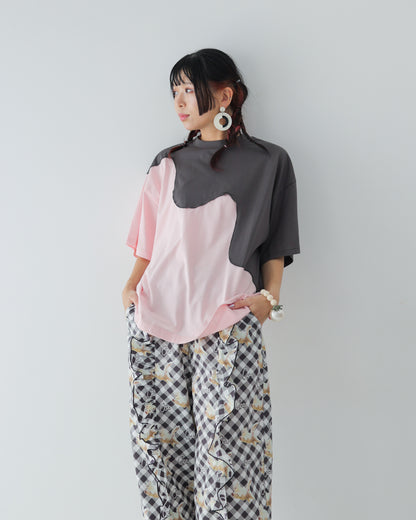 twoピースバイカラーTシャツ [162-1405-2]