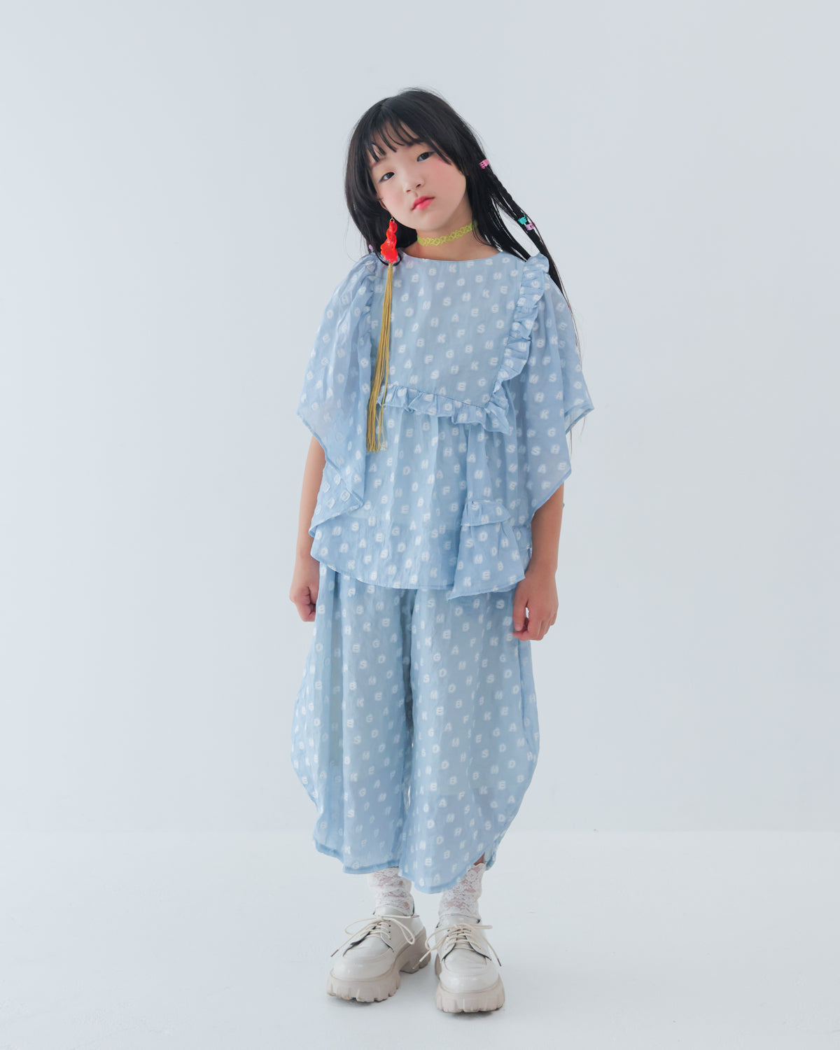 alphabetオーガンジーフレアースリーブ [162-0604-1]