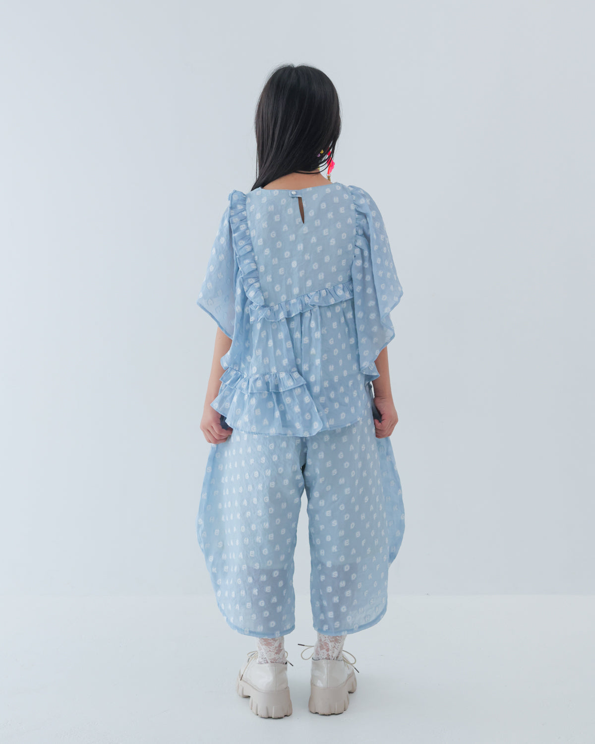 alphabetオーガンジーフレアースリーブ [162-0604-1]