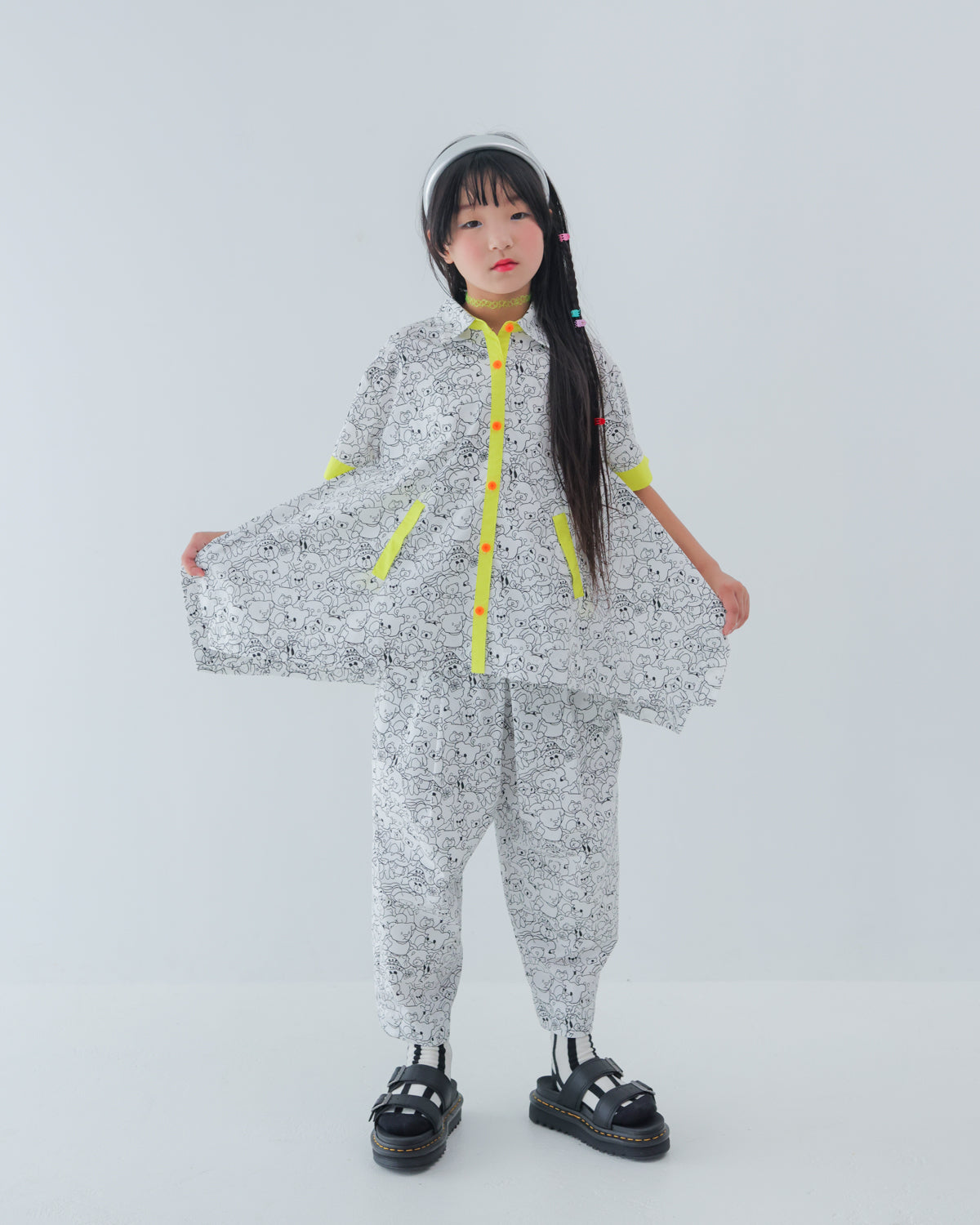 many Bear カラーシャツ [162-0607-1]