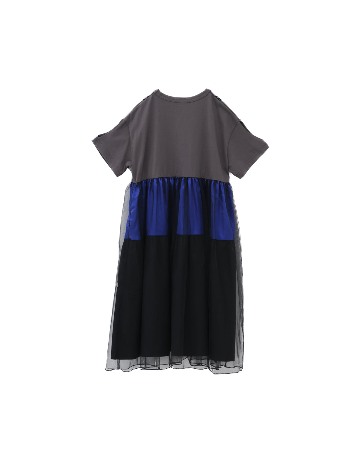 アップリケカラフルティアードワンピース [162-0105-1]